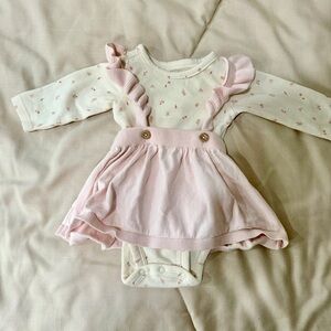 Carters Overall Dress and Onesie, 3M